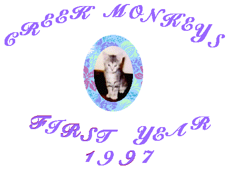 Creek Monkey's First Year - 1997